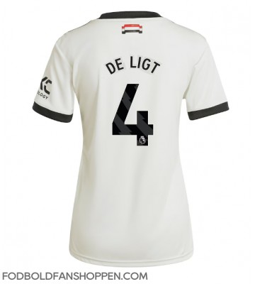 Manchester United Matthijs de Ligt #4 Tredjetrøje Dame 2024-25 Kortærmet